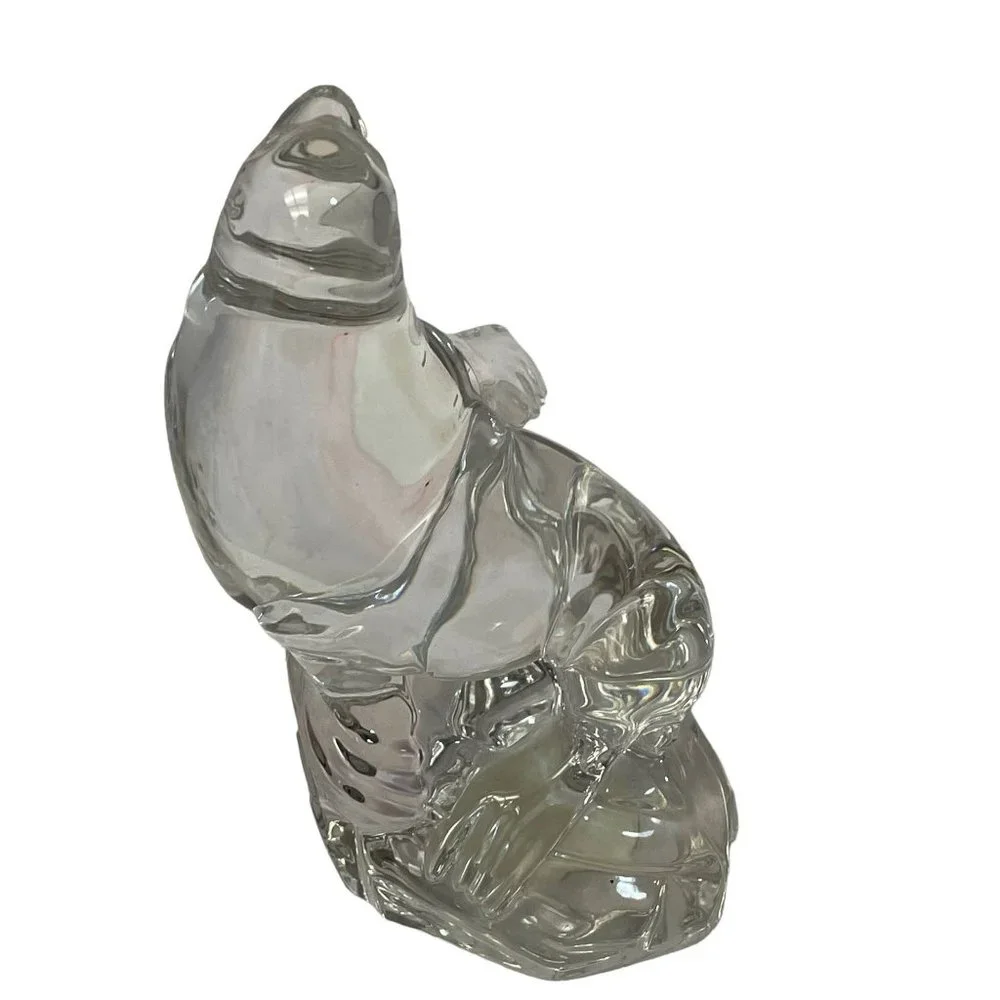 Vintage Collectible Decoration‎ Crystal Dolphin Figurine Clear 2000 5